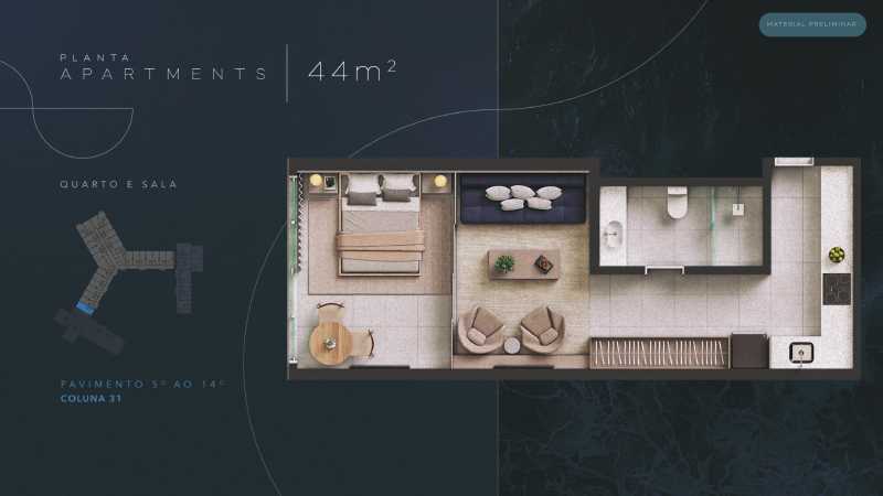Conheça 8 do imóvel - Apartamento 1 quarto à venda Ondina, Salvador - R$ 670.000 - PIAP10357 - 8 8 - 8