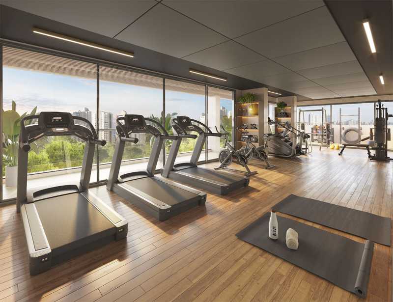 Conheça fitness do imóvel - ALIVE - QUARTO E SALA ALTO PADRÃO COM O CHARME DO HORTO FLORESTAL - PIAP10360 - 4 fitness - 4