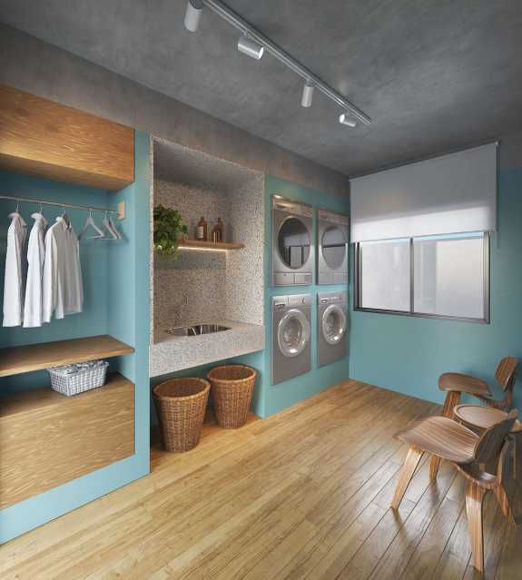 Conheça laundry do imóvel - ALIVE - QUARTO E SALA ALTO PADRÃO COM O CHARME DO HORTO FLORESTAL - PIAP10360 - 5 laundry - 5