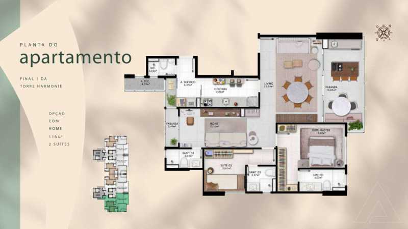 Conheça 14 do imóvel - APARTAMENTO 3 SUÍTES, 116M², NO VIVANT CAMINHO DAS ÁRVORES - PIAP30909 - 14 14 - 14
