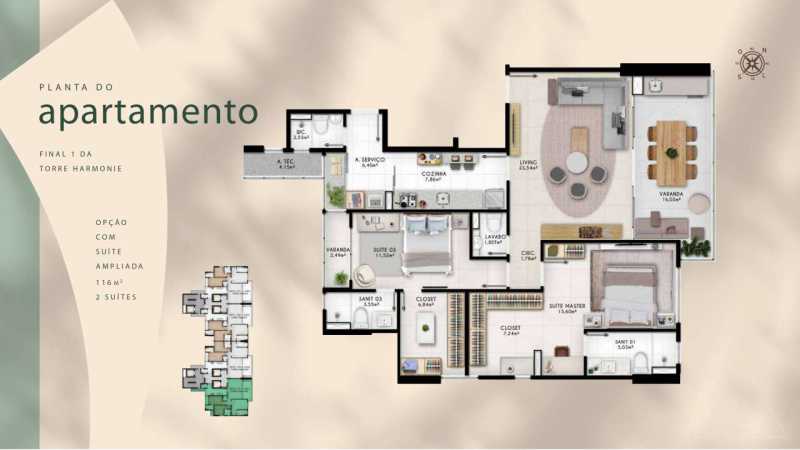 Conheça 13 do imóvel - APARTAMENTO 3 SUÍTES, 116M², NO VIVANT CAMINHO DAS ÁRVORES - PIAP30909 - 13 13 - 13