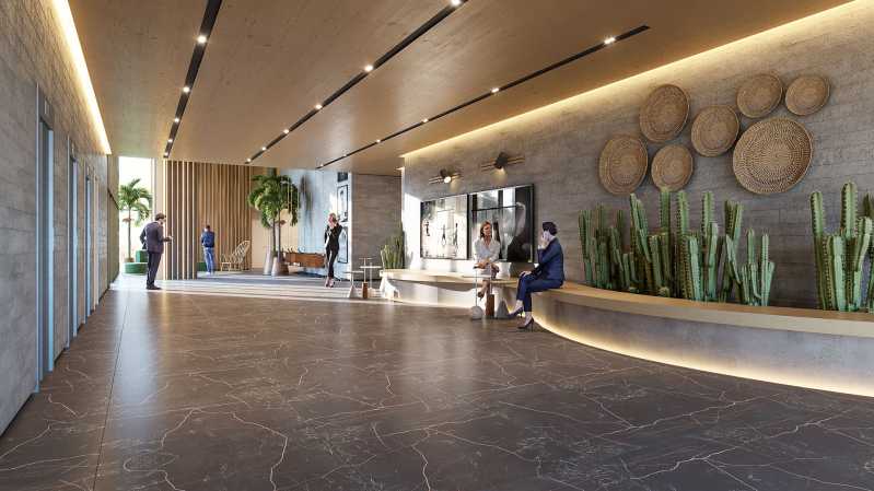 Conheça Lobby do imóvel - LIT 760 - APARTAMENTO 2 QUARTOS (1 SUÍTE), 70,48M², NO COSTA AZUL - PIAP21149 - 2 Lobby - 2