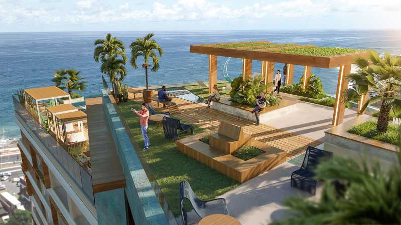Conheça Terraco do imóvel - LIT 760 - APARTAMENTO 2 QUARTOS (1 SUÍTE), 70,48M², NO COSTA AZUL - PIAP21149 - 4 Terraco - 4