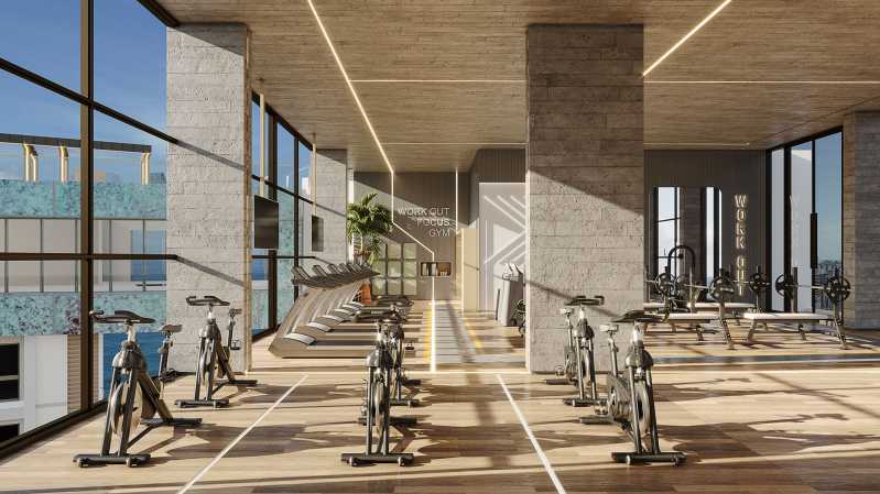 Conheça Academia do imóvel - LIT 760 - APARTAMENTO 2 QUARTOS (1 SUÍTE), 70,48M², NO COSTA AZUL - PIAP21149 - 7 Academia - 7