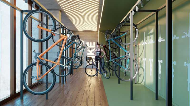 Conheça Bicicletario do imóvel - LIT 760 - APARTAMENTO 2 QUARTOS (1 SUÍTE), 70,48M², NO COSTA AZUL - PIAP21149 - 18 Bicicletario - 18