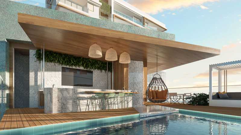 Conheça Piscina do imóvel - LIT 760 - APARTAMENTO 2 QUARTOS (1 SUÍTE), 72,57M², NO COSTA AZUL - PIAP21150 - 8 Piscina - 8