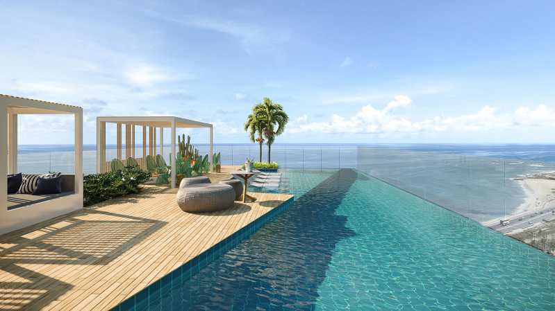 Conheça Piscina do imóvel - LIT 760 - APARTAMENTO 2 QUARTOS (1 SUÍTE), 72,57M², NO COSTA AZUL - PIAP21150 - 12 Piscina - 12