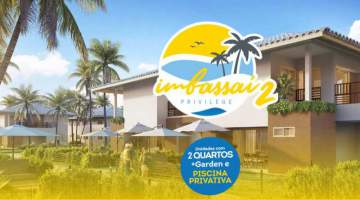 Excelente - Imbassaí Privilege 2 - 2 quartos e garden no total de 166,38 m² e 171,81 m², 2 ou 4 vagas, - PICN20013