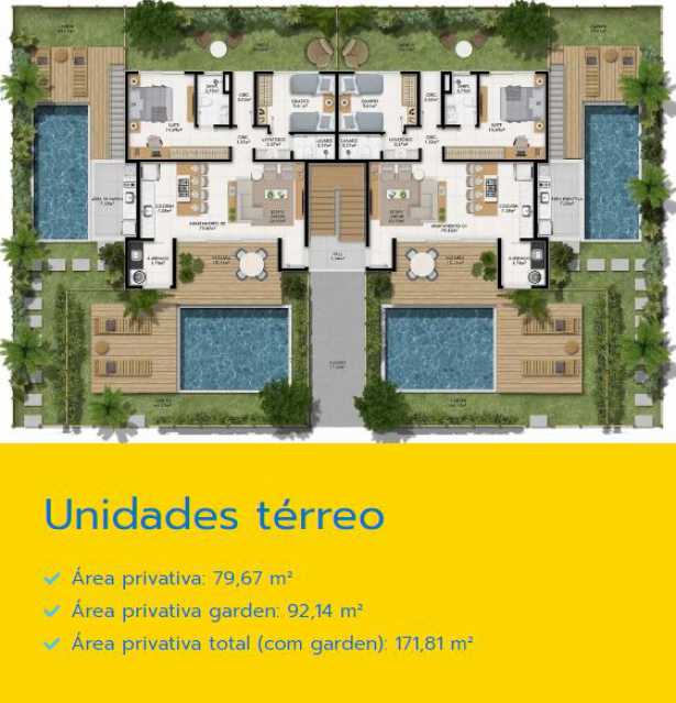 Conheça 3 do imóvel - Imbassaí Privilege 2 - 2 quartos e garden no total de 166,38 m² e 171,81 m², 2 ou 4 vagas, - PICN20013 - 3 3 - 3