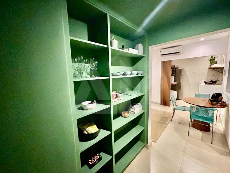 Conheça QUARTO E SALA do imóvel - Apartamento 1 quarto à venda Leblon, Rio de Janeiro - R$ 1.200.000 - 3083 - 8 QUARTO E SALA - 8