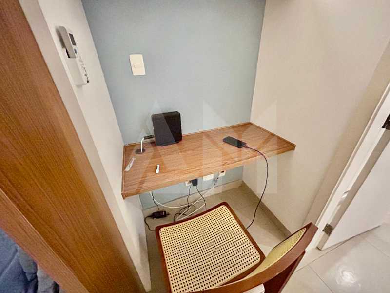 Conheça QUARTO E SALA do imóvel - Apartamento 1 quarto à venda Leblon, Rio de Janeiro - R$ 1.200.000 - 3083 - 12 QUARTO E SALA - 12