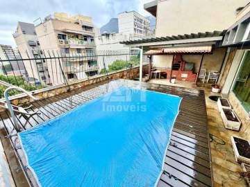 Ótima localização - Cobertura Duplex à Venda na Tijuca | 3 Quartos | Suíte | Piscina | Churrasqueira | Próximo ao Metrô Uruguai - 3394