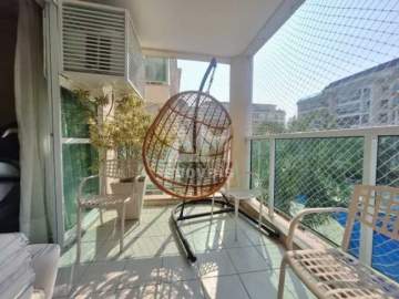 Lindo Apartamento - Apartamento à venda no Le Parc Barra da Tijuca, 3 quartos com suíte, varanda gourmet, 2 vagas e infraestrutura completa de lazer e segurança 24 horas - 3405