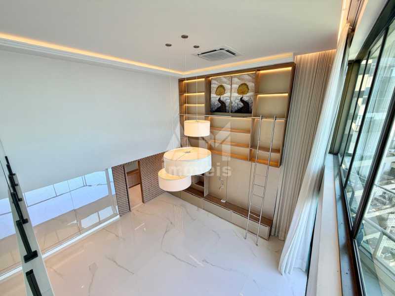 Alto Padrão - Apartamento de alto padrão à venda na Península, Barra da Tijuca, 256 m², 4 suítes, 3 vagas, andar alto, pé-direito duplo e vista para a Lagoa - 3411