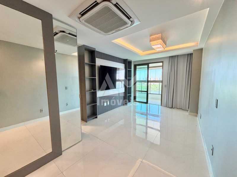 Alto Padrão - Apartamento de alto padrão à venda na Península, Barra da Tijuca, 256 m², 4 suítes, 3 vagas, andar alto, pé-direito duplo e vista para a Lagoa - 3411