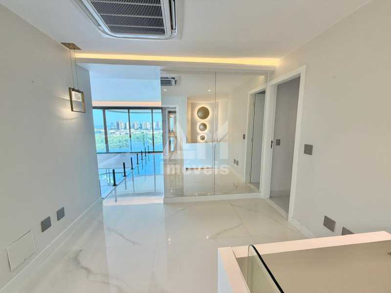 Alto Padrão - Apartamento de alto padrão à venda na Península, Barra da Tijuca, 256 m², 4 suítes, 3 vagas, andar alto, pé-direito duplo e vista para a Lagoa - 3411