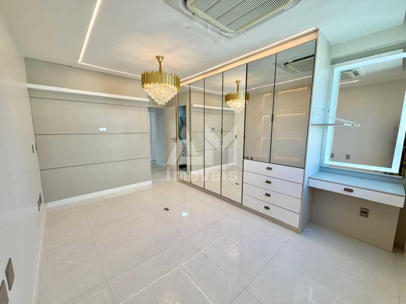 Alto Padrão - Apartamento de alto padrão à venda na Península, Barra da Tijuca, 256 m², 4 suítes, 3 vagas, andar alto, pé-direito duplo e vista para a Lagoa - 3411