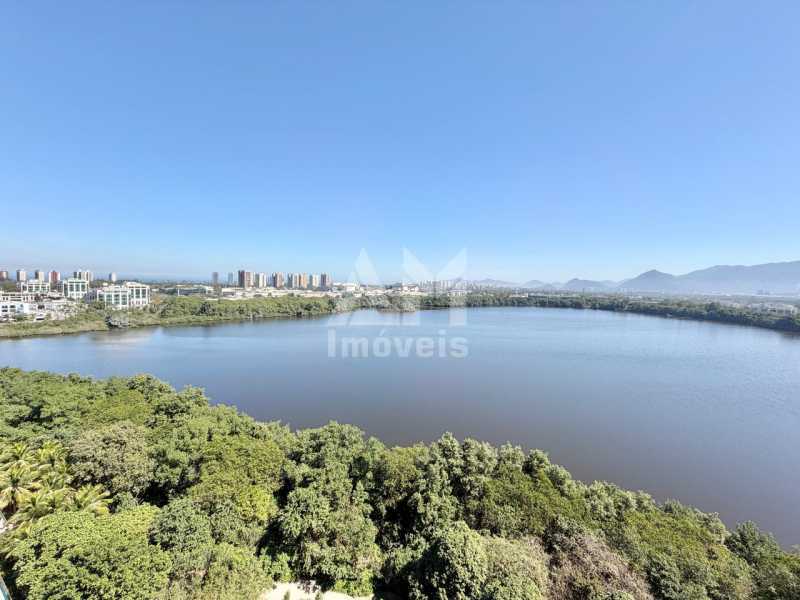 Alto Padrão - Apartamento de alto padrão à venda na Península, Barra da Tijuca, 256 m², 4 suítes, 3 vagas, andar alto, pé-direito duplo e vista para a Lagoa - 3411