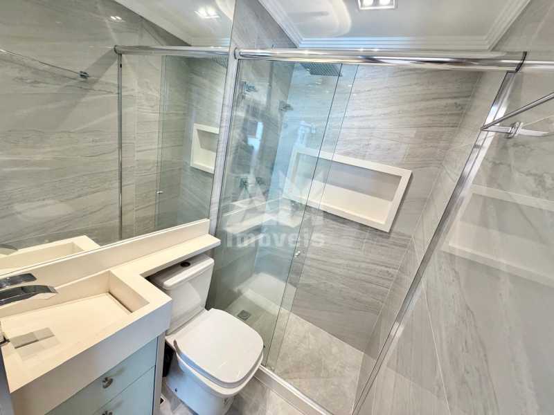 Alto Padrão - Apartamento de alto padrão à venda na Península, Barra da Tijuca, 256 m², 4 suítes, 3 vagas, andar alto, pé-direito duplo e vista para a Lagoa - 3411