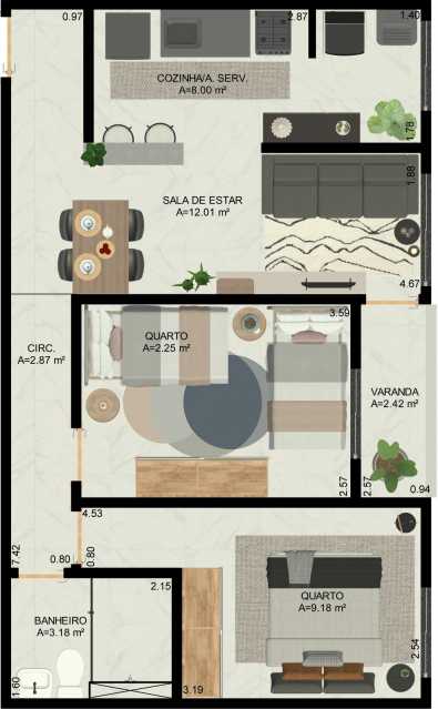 PLANTA 4 - 2 QRTS - 15