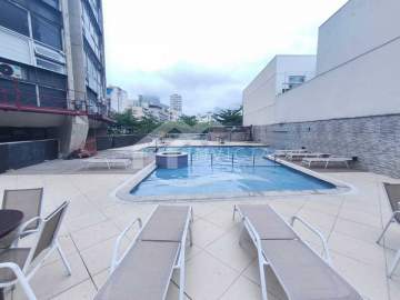 Imperdível - ESPETACULAR FLAT COM MARAVILHOSA VISTA MAR NO LEBLON !!! - IPFL10004