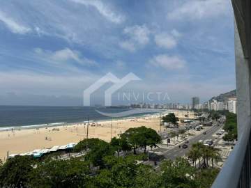 Imperdível - Maravilhoso 4 quartos na Avenida Atlântica com vista frontal mar - RPAP40087