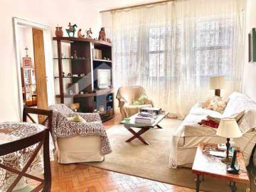 Imperdível - MARAVILHOSO SALA TRÊS QUARTOS COM VISTA CRISTO NO CORAÇÃO DE COPACABANA!!! - FCAP30594
