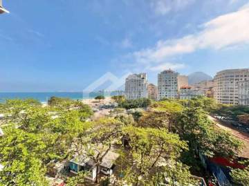 Frente para praia - SENSASIONAL QUARTO E SALA TOTALMENTE REFORMADO, COM VISTA ETERNA DA PRAIA MAIS FAMOSA DO BRASIL!!! - FCAP12149