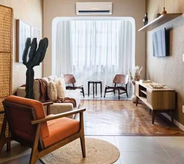 Imperdível - MARAVILHOSO QUARTO E SALA COM DEPENDÊNCIA REFORMADO EM RUA NOBRE!!! - FCAP11034