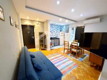 Imperdível - OPORTUNIDADE ÚNICA DE QUARTO E SALA TOTALMENTE REFORMADO COM ESTILO EM COPANEMA!!! - PSAP10020