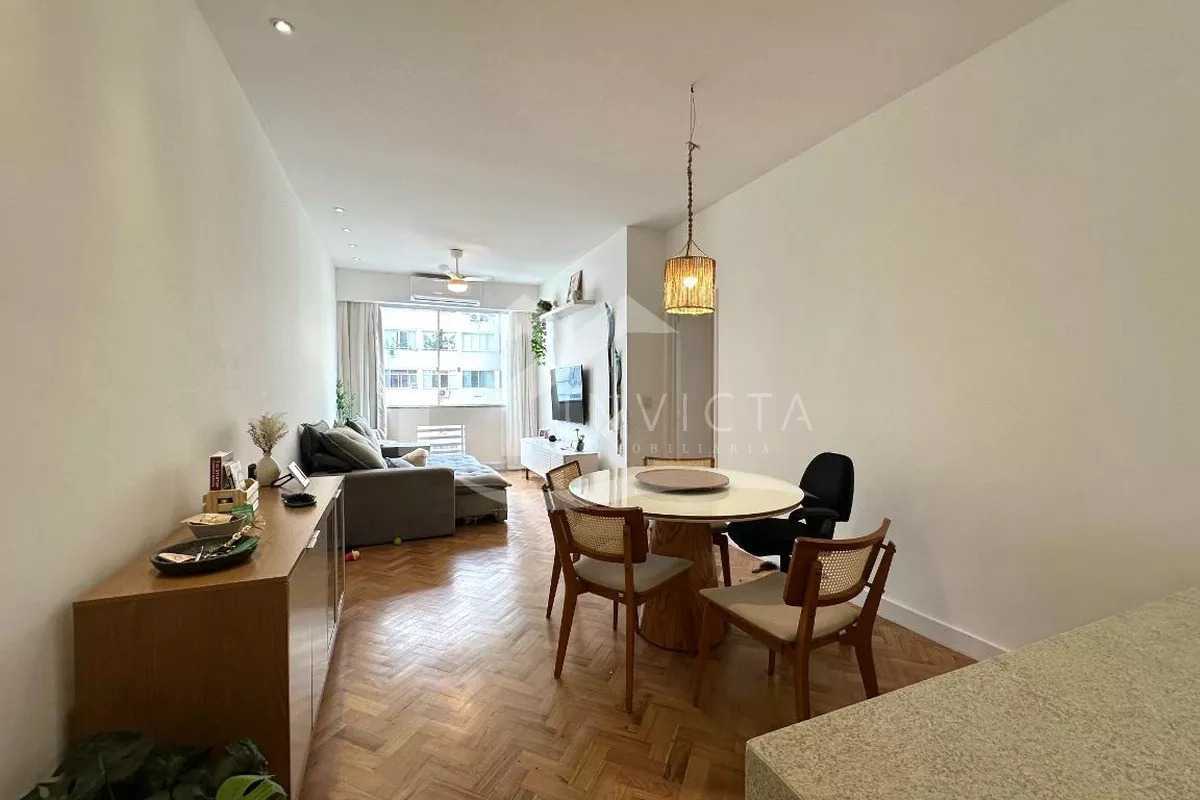 Conheça Sala do imóvel - Reformadíssimo apartamento de 3 quartos, 100m² no Posto 6! - PSAP30134 - 6 Sala - 6
