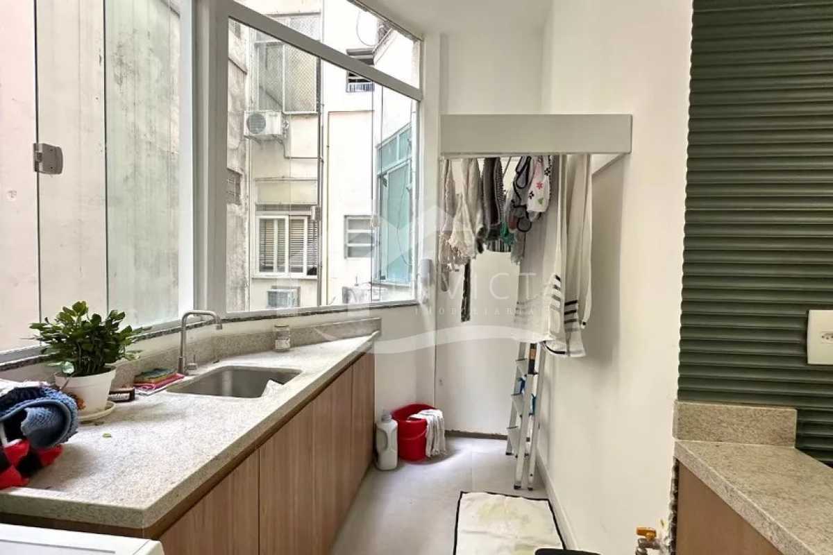 Conheça Área de serviço do imóvel - Reformadíssimo apartamento de 3 quartos, 100m² no Posto 6! - PSAP30134 - 29 Área de serviço - 29