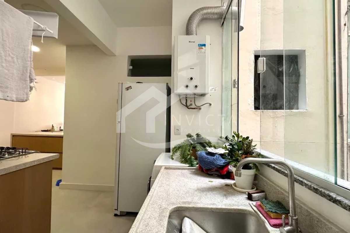 Conheça Área de serviço do imóvel - Reformadíssimo apartamento de 3 quartos, 100m² no Posto 6! - PSAP30134 - 28 Área de serviço - 28