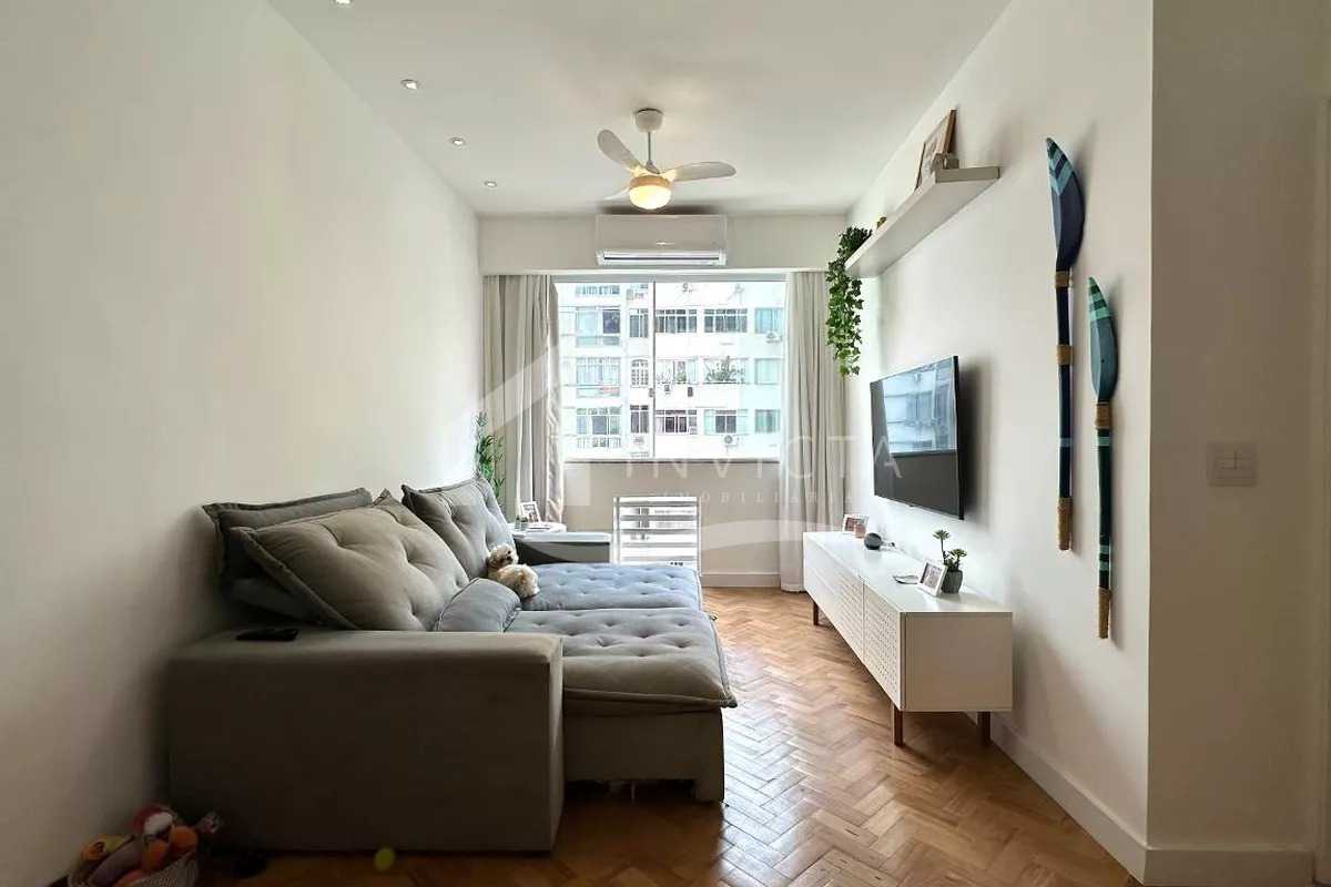 Conheça Sala do imóvel - Reformadíssimo apartamento de 3 quartos, 100m² no Posto 6! - PSAP30134 - 4 Sala - 4