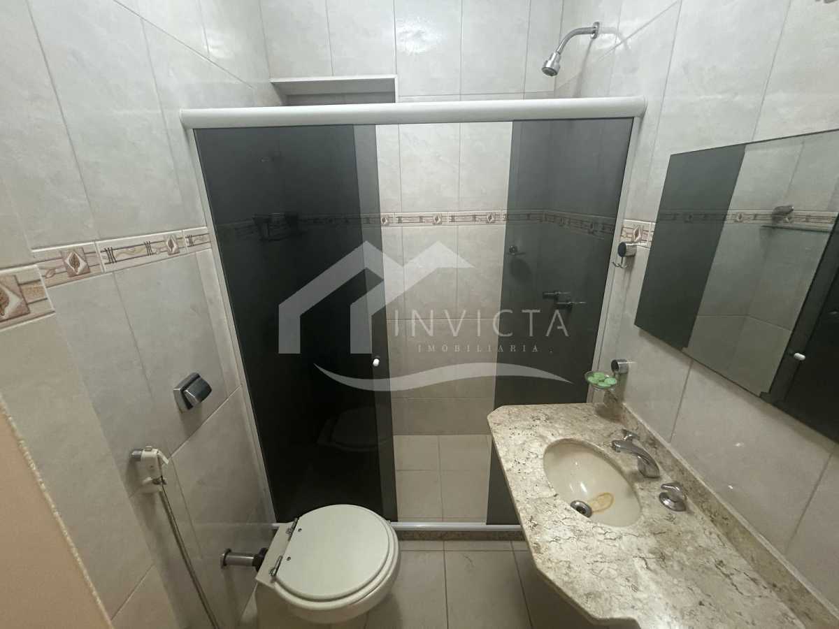 Conheça banheiro social 4 do imóvel - Excelente Apartamento com 3 quartos e vaga na escritura no posto 4 - FCAP31548 - 16 banheiro social 4 - 16
