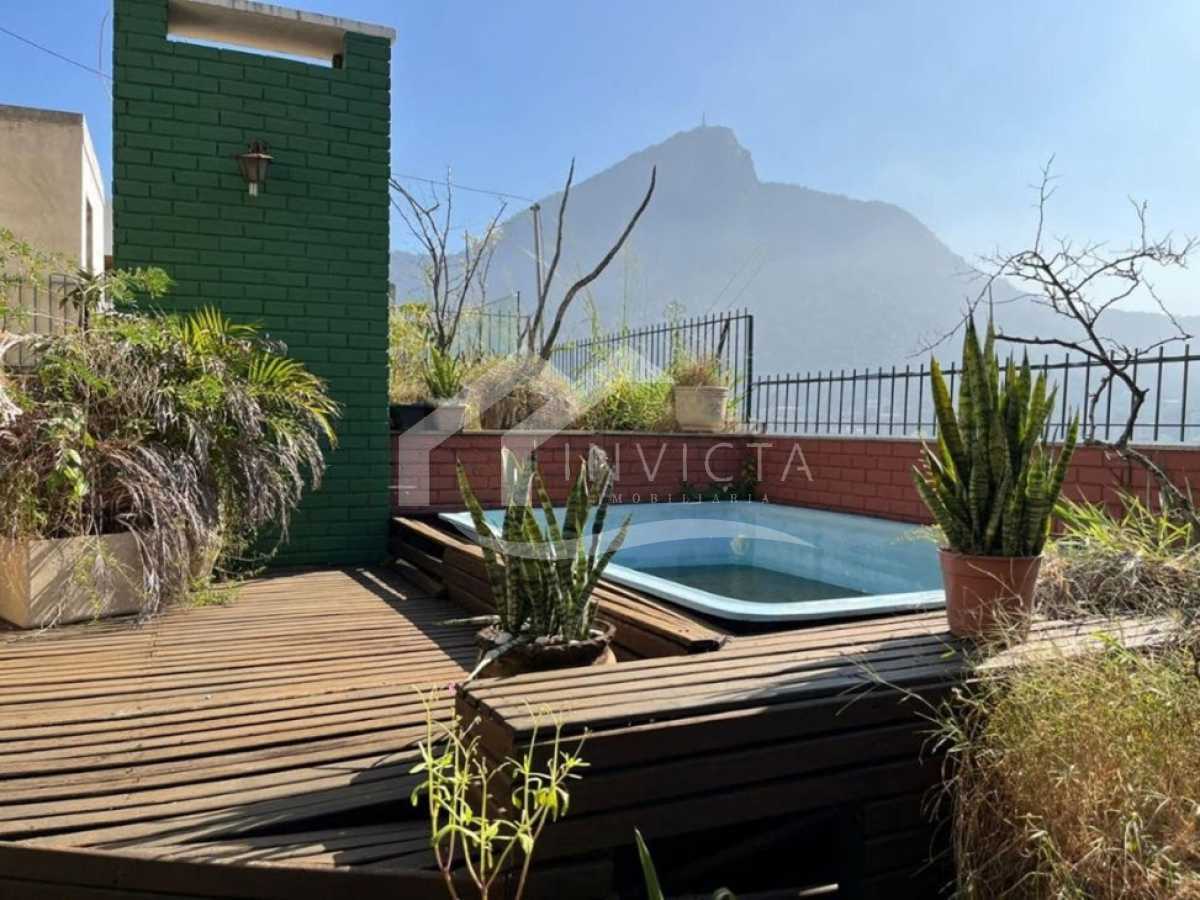 Conheça Deck do imóvel - Maravilhosa Cobertura Duplex com vista Lagoa e Cristo (1 vaga) - IPCO40003 - 23 Deck - 23