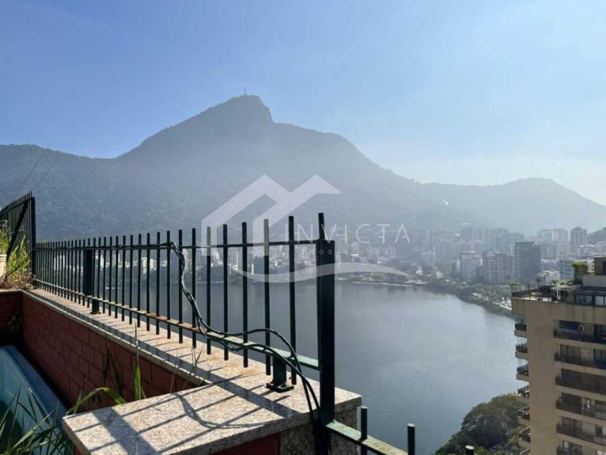 Conheça Vista deck do imóvel - Maravilhosa Cobertura Duplex com vista Lagoa e Cristo (1 vaga) - IPCO40003 - 24 Vista deck - 24