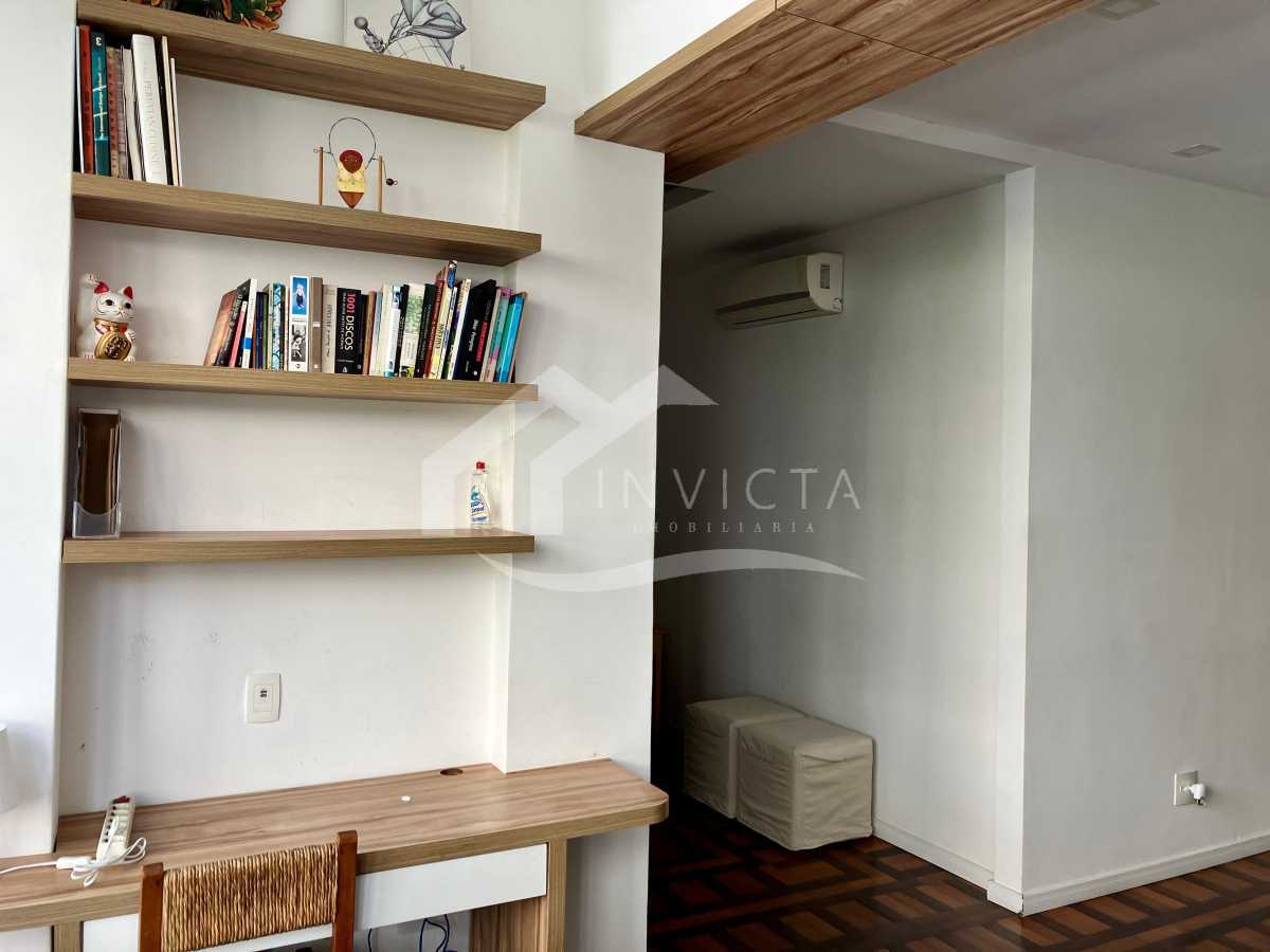 Conheça Área office do imóvel - CHARMOSÍSSIMO 2 quartos mobiliado e reformado no Posto 9 de Ipanema! - IPAP20028 - 6 Área office - 6