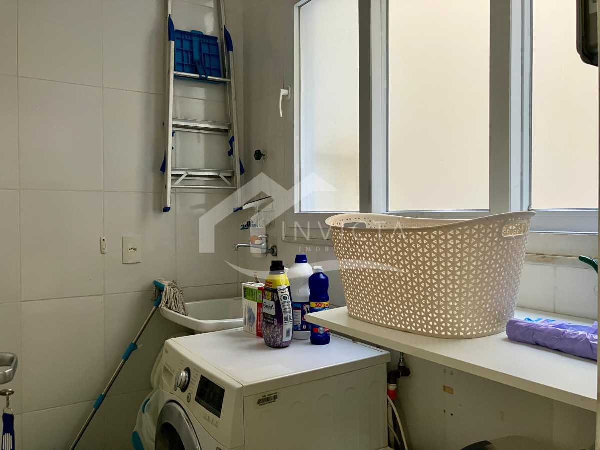 Conheça Área de serviço completa do imóvel - CHARMOSÍSSIMO 2 quartos mobiliado e reformado no Posto 9 de Ipanema! - IPAP20028 - 15 Área de serviço completa - 15