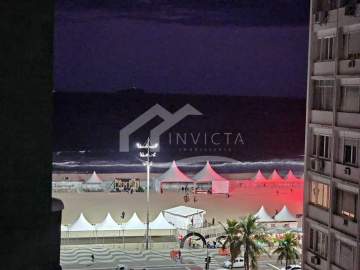 Ótima localização - Incrível conjugado reformado com vista mar no posto 2 - FCAP11732