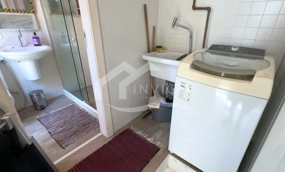 Conheça Área de serviço do imóvel - Encantador sala e quarto (c/ suíte) mobiliado em prédio antigo de Ipanema - IPAP10023 - 12 Área de serviço - 12