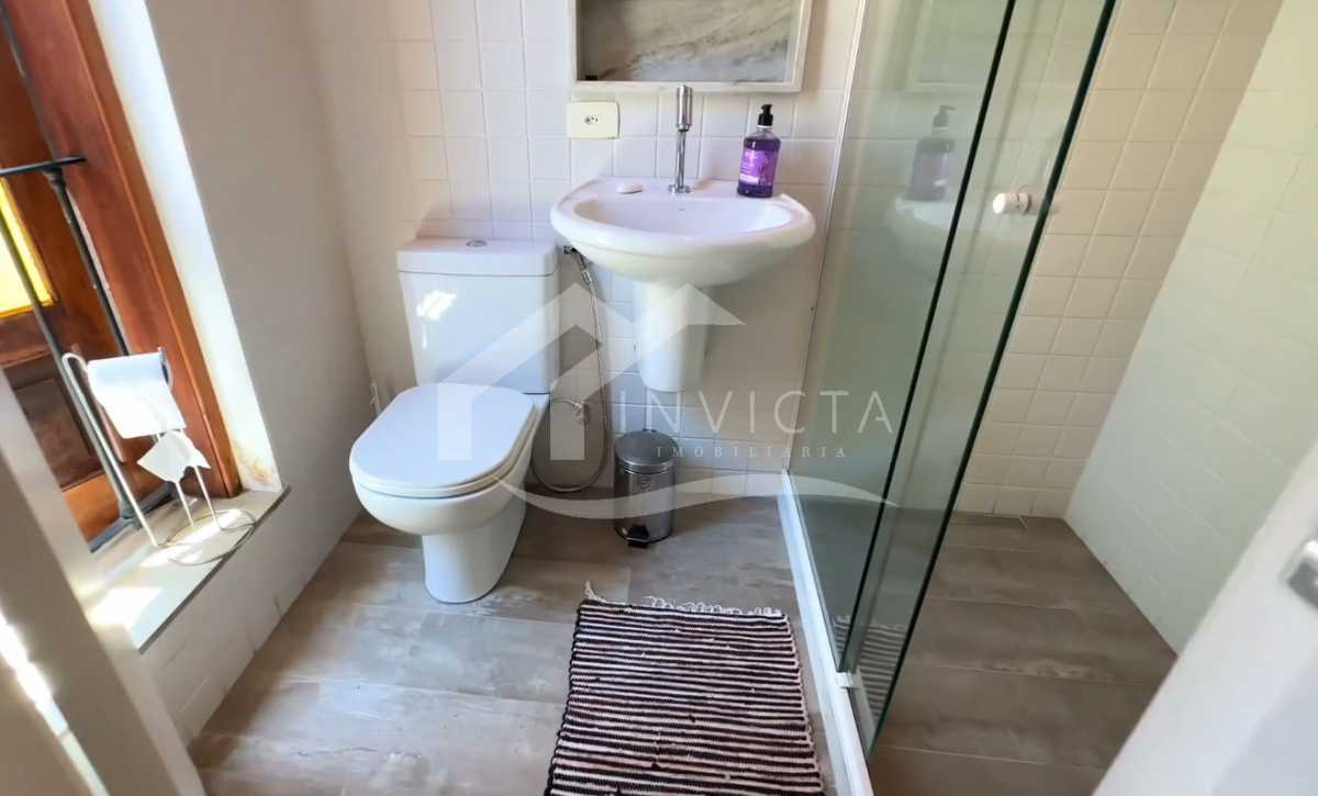Conheça Banheiro de serviço do imóvel - Encantador sala e quarto (c/ suíte) mobiliado em prédio antigo de Ipanema - IPAP10023 - 14 Banheiro de serviço - 14
