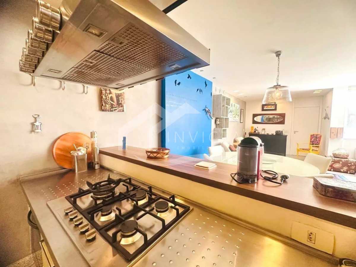 Conheça Cozinha americana do imóvel - Imperdível 3 quartos na Vieira Souto com vaga! - IPAP30036 - 10 Cozinha americana - 10
