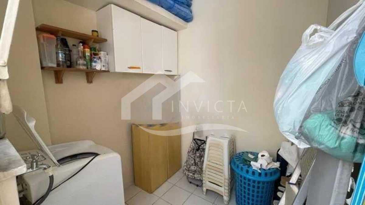 Conheça Dependência do imóvel - 2 quartos com vista montanha em rua nobre de Copacabana - FCAP21428 - 25 Dependência - 25