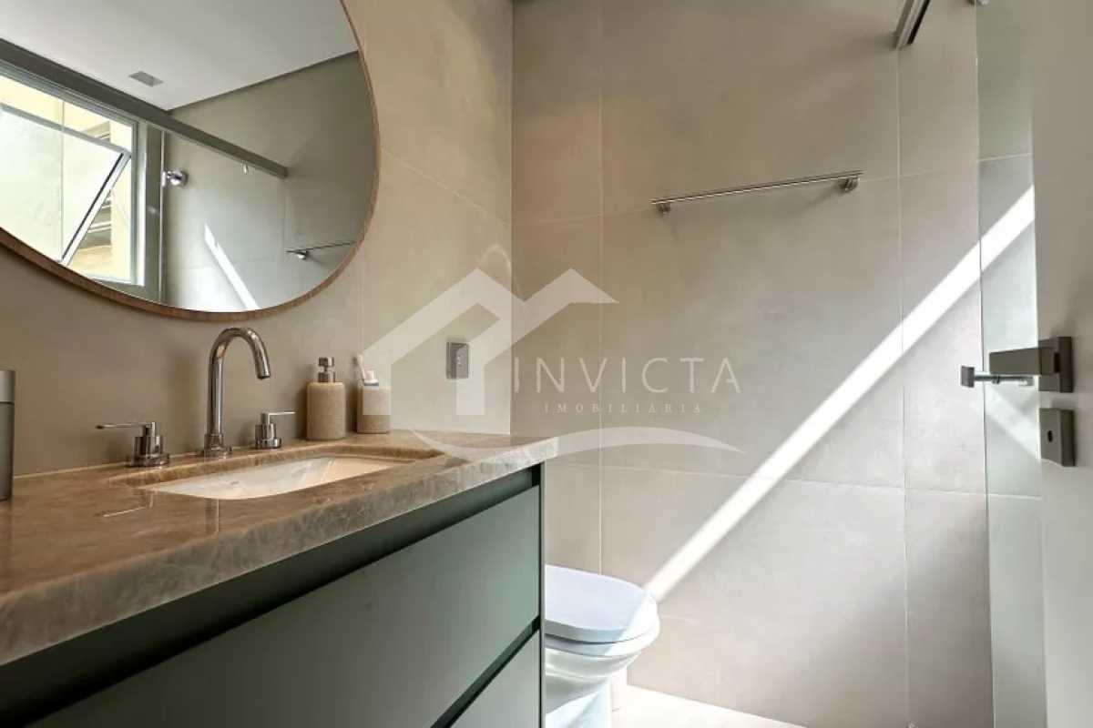 Conheça Banheiro suíte 2 do imóvel - Fabuloso apartamento 2 quartos (2 suítes) com vaga na escritura em Ipanema! - IPAP30072 - 18 Banheiro suíte 2 - 18