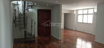 Condomínio Edifício Miguel Angel Asturias - Cobertura duplex, 3 quartos, suíte, vaga, Copacabana - BOCO30011