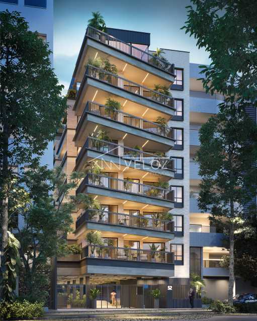 Conheça HUM_02_Fachada Noturna_REV_03_ do imóvel - Apartamento 3 quartos à venda Rio de Janeiro,RJ Humaitá - R$ 1.000.000 - CTAP30256 - 3 HUM_02_Fachada Noturna_REV_03_ - 3