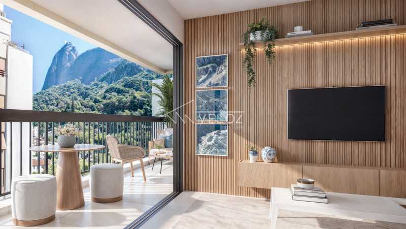 Conheça HUM_20_Varanda - 8 PAV BL03_RE do imóvel - Apartamento 3 quartos à venda Rio de Janeiro,RJ Humaitá - R$ 1.000.000 - CTAP30256 - 13 HUM_20_Varanda - 8 PAV BL03_RE - 13
