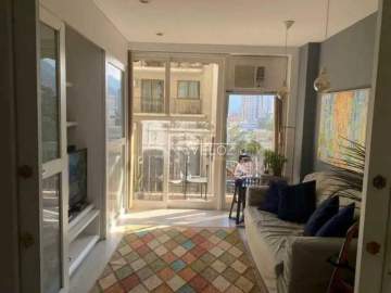 Apartamento 1 quarto à venda Rio de Janeiro,RJ Humaitá - R$ 850.000 - BOAP10161