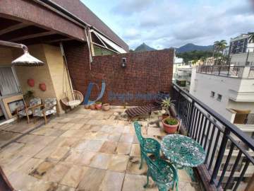 Cobertura à venda Rua Marquês de Pinedo, Laranjeiras, Rio de Janeiro - R$ 1.950.000 - HB50166LAR